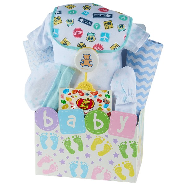 Baby Steps Gift Basket (Boy)