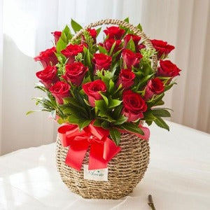 Two Dozen Premium Rose Basket