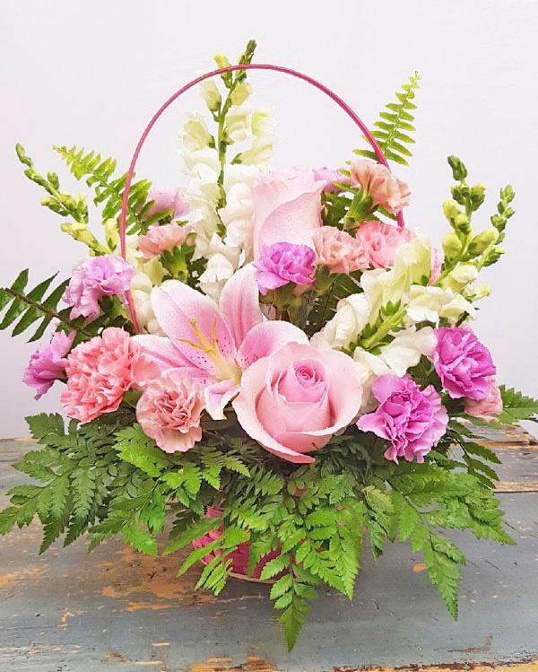PINK DELIGHT BASKET