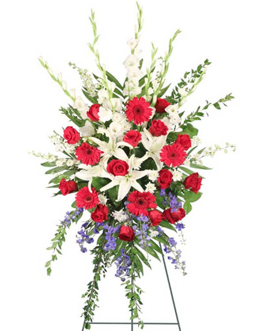 GRATEFUL MEMORIES STANDING SPRAY