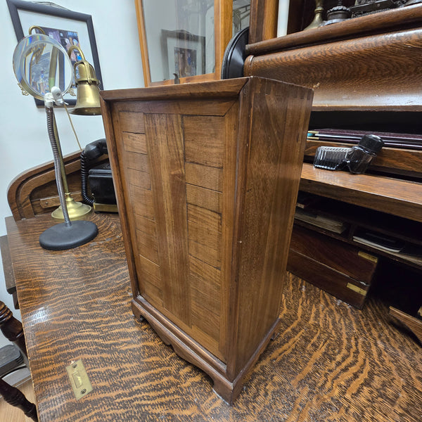 Small Vintage Cabinet With Hidden Drawers