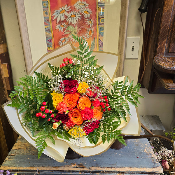 Autumn Sunset Hand-Tied Bouquet