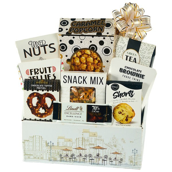 White Elegance Gift Basket