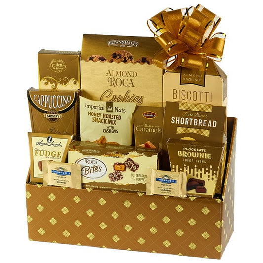 Golden Appreciation Gift Basket