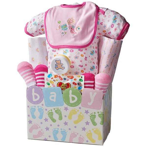 Baby Steps Gift Basket (Girl)