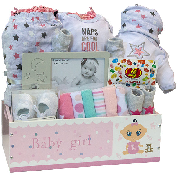 Baby Tray Gift Basket (Girl)