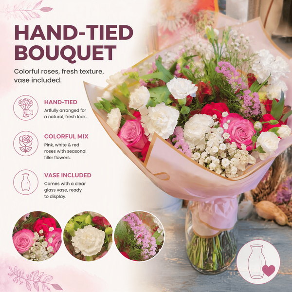 Best Wishes (Hand-Tied Bouquet)