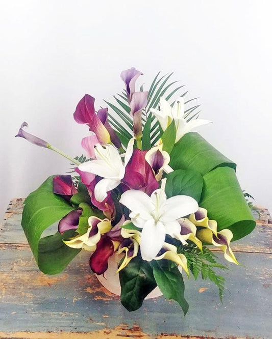 SYMPHONY OF LILIES BASKET