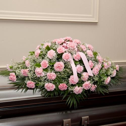 Pink Carnations??Casket Spray