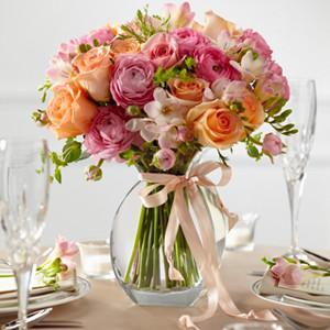 Arrangement - The Peach Silk??Arrangement J-W27-4692