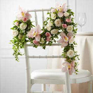 Decor - The Orchid Rose??Chair Decor J-W19-4672